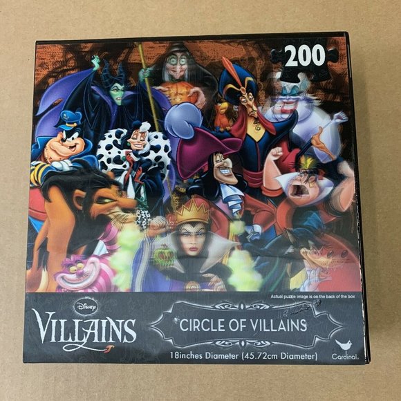 Cardinal Other - Disney Circle of Villains Puzzle 200 Piece
